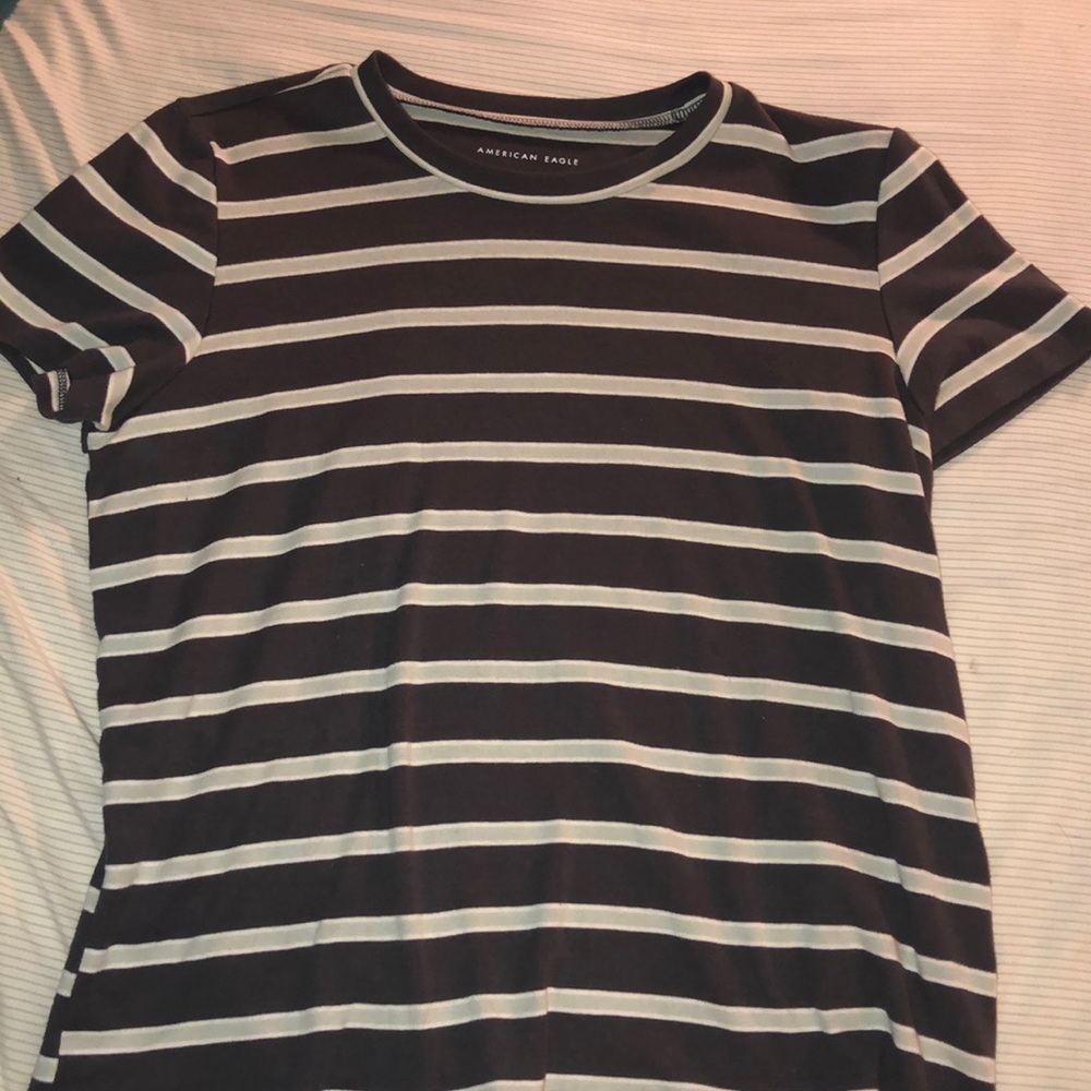 American Eagle Stripped Tee